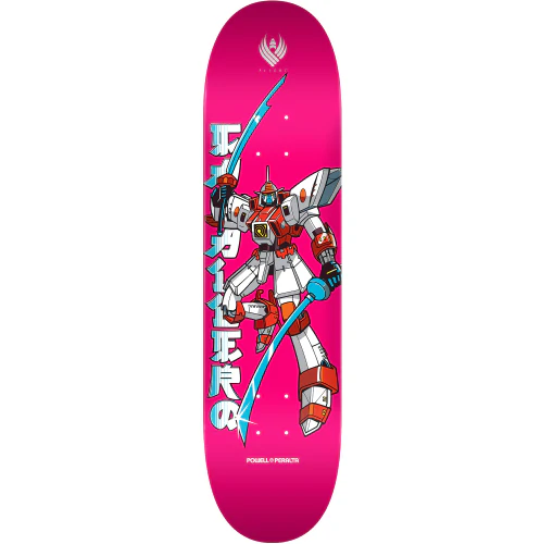 Powell Peralta Flight Caballero Gundam Skateboard Deck Pink 8.5"
