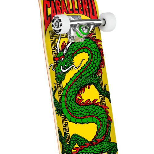 Powell Peralta Cab Chinese Dragon Complete Skateboard Yellow 7.5" - Image 2