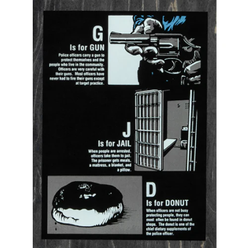 Powell Peralta Chris Senn Cop Reissue Skateboard Deck 9.13" - Image 5