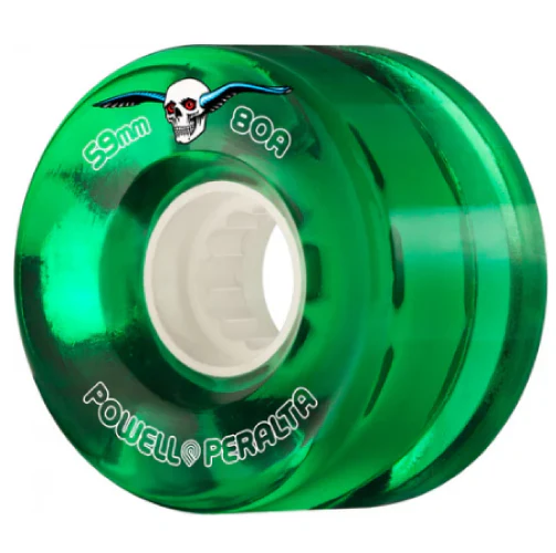 Powell Peralta Clear Cruiser Wheels Green 59MM 80A