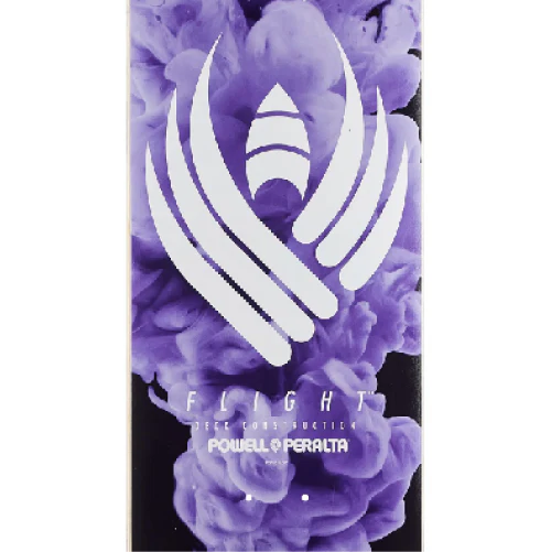Powell Peralta Color Burst Flight Skateboard Deck Purple 8.5" - Image 2