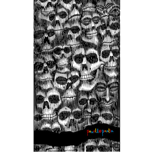 Powell Peralta Color Me Skullz Griptape - Multiple Sizes - Image 4