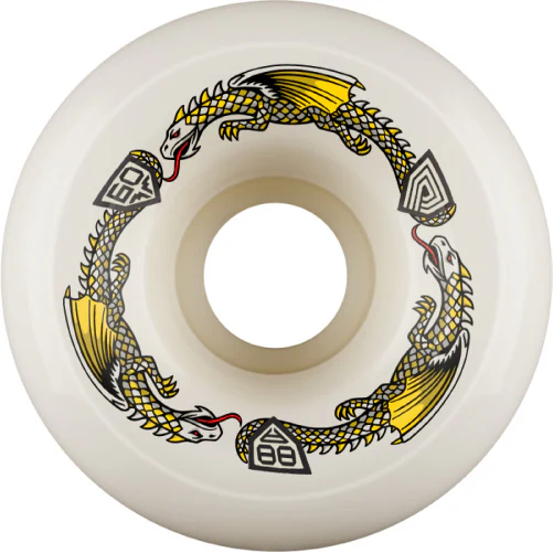 Powell Peralta Dragon Formula Wheels White 60MM 88A