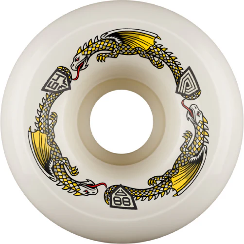 Powell Peralta Dragon Formula Wheels White 64MM 88A