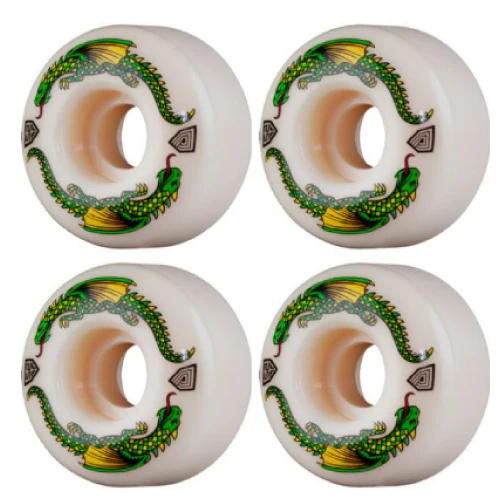Powell Peralta Dragon Formula Wheels White 52MM 93A - Image 2