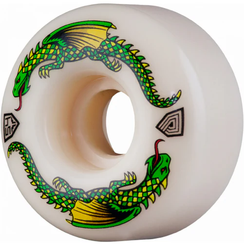 Powell Peralta Dragon Formula Wheels White 54MM x 32MM 93A