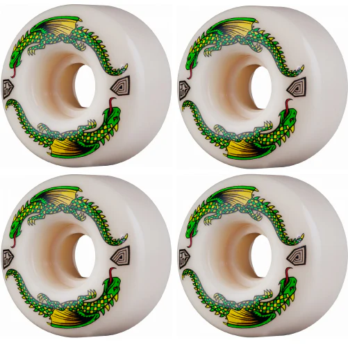 Powell Peralta Dragon Formula Wheels White 54MM x 32MM 93A - Image 2