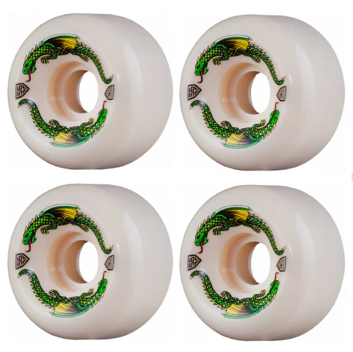 Powell Peralta Dragon Formula Wheels White 56MM 93A - Image 2
