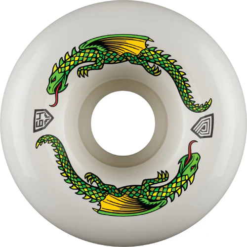 Powell Peralta Dragon Formula Wheels White 64MM 93A