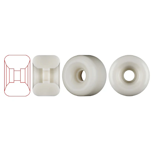 Powell Peralta Dragon Formula Wheels White 64MM 93A - Image 4