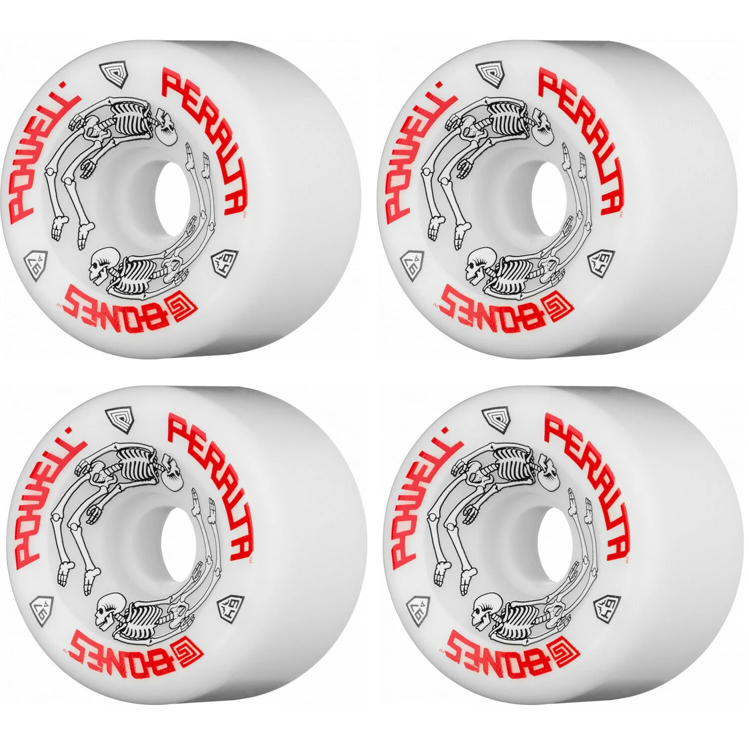 Powell Peralta G-Bones Wheels 64MM 97A - Image 9