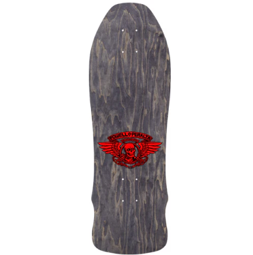 Powell Peralta GeeGah Skull and Sword Reissue Skateboard Deck Silver Foil 9.75" - Image 4