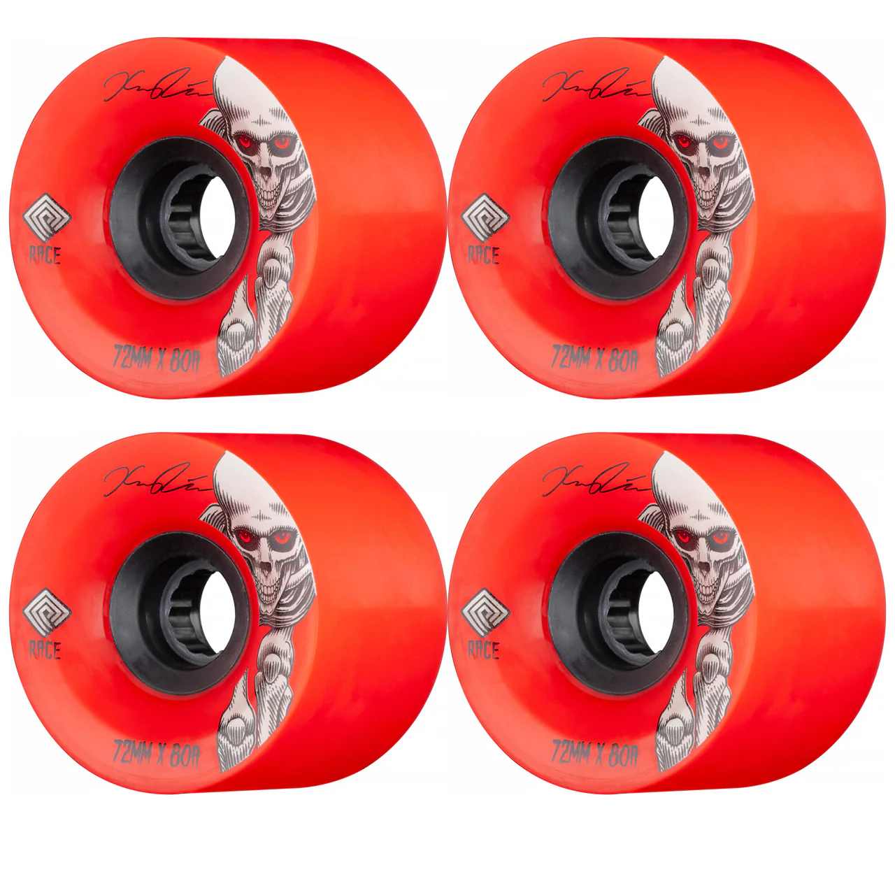 Powell Peralta Kevin Reimer Wheels Red 72MM 80A - Image 2