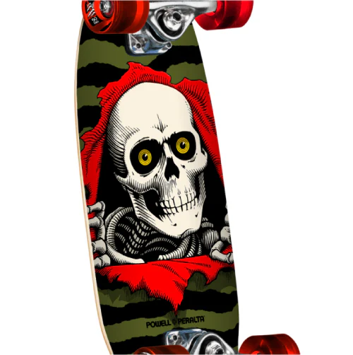 Powell Peralta Micro Mini Ripper Cruiser Complete  Olive 24" - Image 2