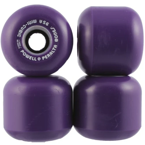 Powell Peralta Mini Cubic Wheels Purple 64MM 95A - Image 2