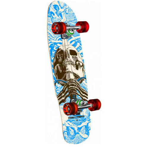 Powell Peralta Mini Skull & Sword Blue Cruiser Complete 30"