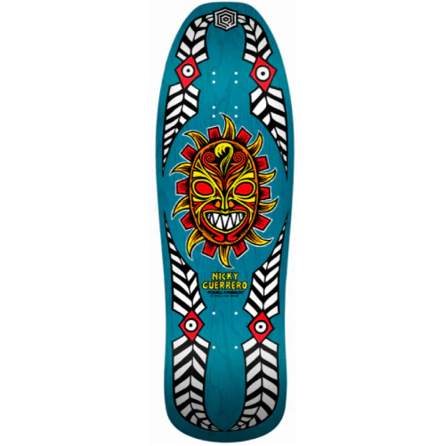 Powell Peralta Nicky Guerrero Mask Blue Reissue Skateboard Deck 10"