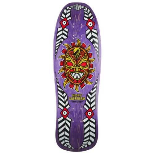 Powell Peralta Nicky Guerrero Mask Purple Reissue Skateboard Deck 10"
