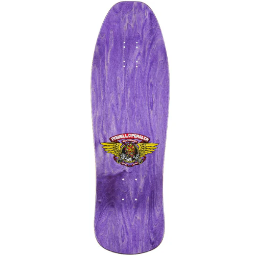 Powell Peralta Nicky Guerrero Mask Purple Reissue Skateboard Deck 10" - Image 2
