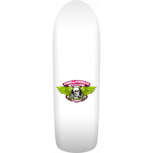 Powell Peralta Old School Ripper White, Pink Reissue Skateboard Deck 9.89" - Image 2