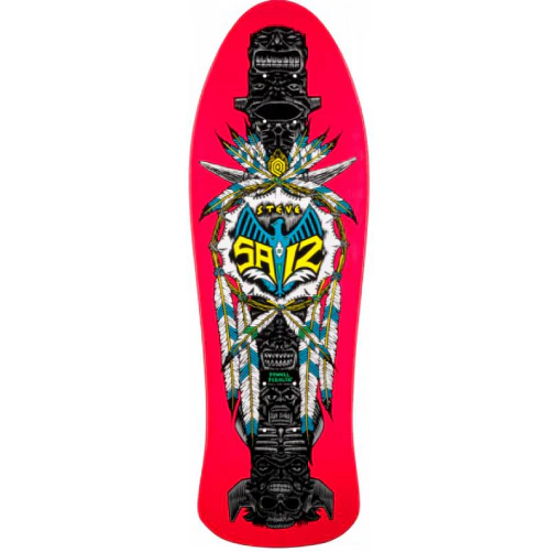 Powell Peralta Steve Saiz Totem Pink Reissue Skateboard Deck 10"