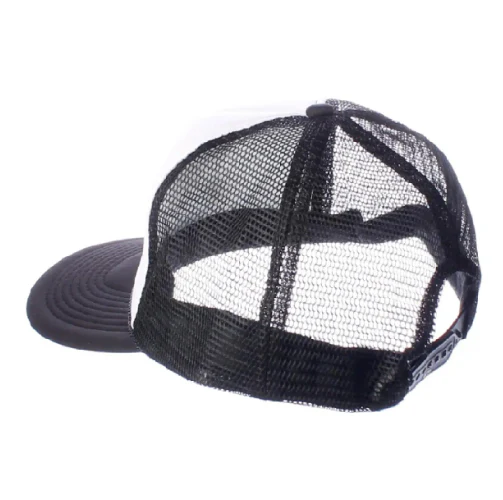 Powell Peralta Vato Rat Bones Trucker Snapback Hat - White/Black - Image 3