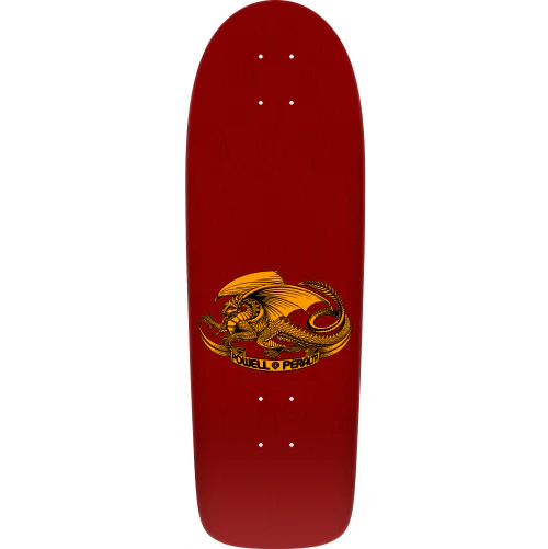 Powell Peralta Ray Rodriguez OG Skull & Sword Burgundy Reissue Skateboard Deck 10.0" - Image 3