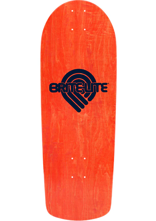 Powell Peralta Ray Rodriguez OG Snub Skull & Sword Orange Stain Reissue Skateboard Deck 10" - Image 3