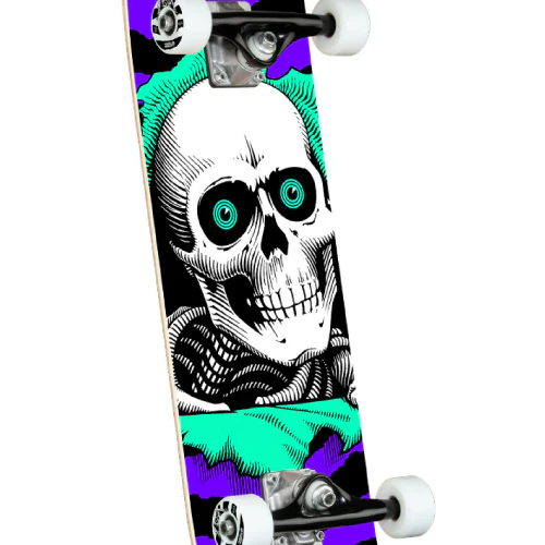 Powell Peralta Ripper Complete Skateboard Black/Purple 8.0" - Image 2