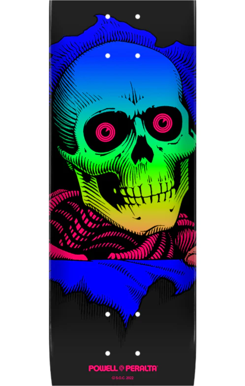 Powell Peralta Ripper Green Fade Skateboard Deck 8.0" - Image 2