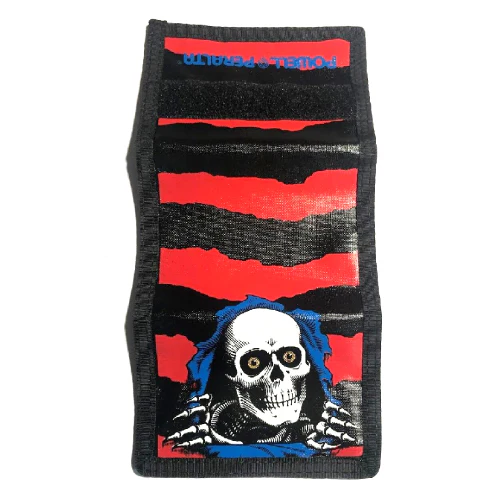 Powell Peralta Ripper Trifold Wallet - Blue/Red - Image 4