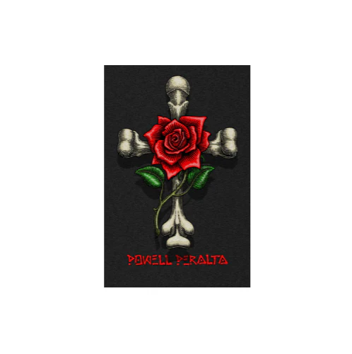 Powell Peralta Rose Cross Griptape 10.5” - Image 2