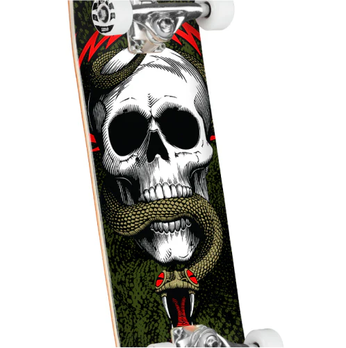 Powell Peralta Skull & Snake Complete Skateboard Black/Green 8.25" - Image 2