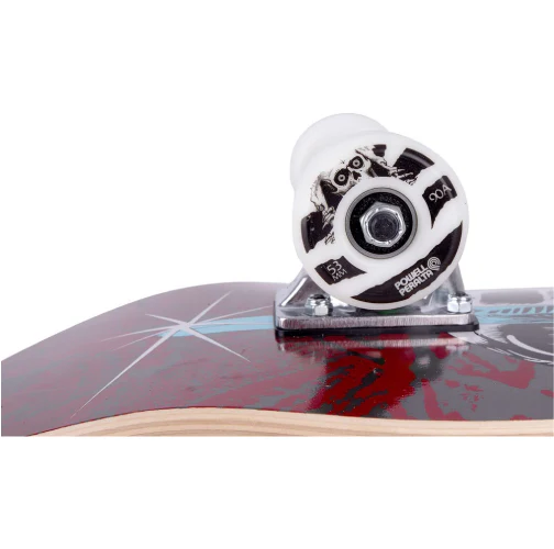 Powell Peralta Skull & Sword One Off Complete Skateboard Burgundy 7.5" - Image 5