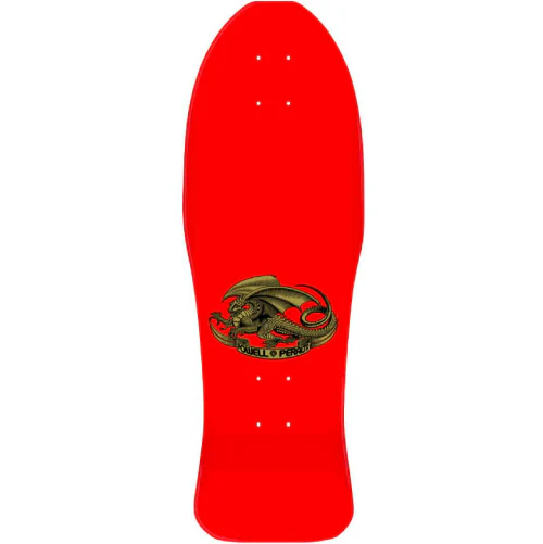 Powell Peralta Steve Caballero Chinese Dragon Red, Silver Reissue Skateboard Deck 10" - Image 3