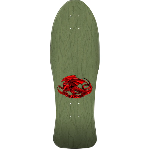 Powell Peralta Steve Caballero Chinese Dragon Sage Green Reissue Skateboard Deck 10.0" - Image 3