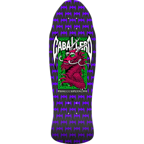 Powell Peralta Steve Caballero Street Dragon Black Stain Reissue Skateboard Deck 9.625"