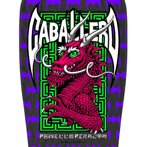 Powell Peralta Steve Caballero Street Dragon Black Stain Reissue Skateboard Deck 9.625" - Image 2