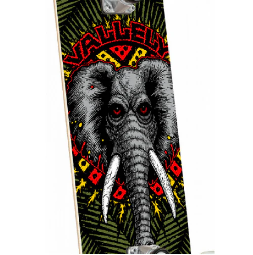 Powell Peralta Vallely Elephant Complete Skateboard Olive Green 8.25" - Image 2