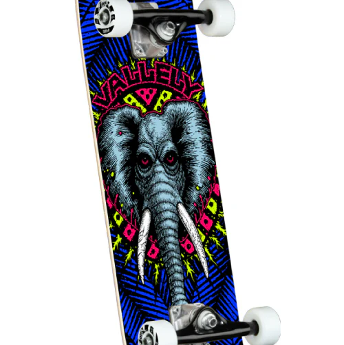 Powell Peralta Vallely Elephant Complete Skateboard Royal Blue 8.25" - Image 2