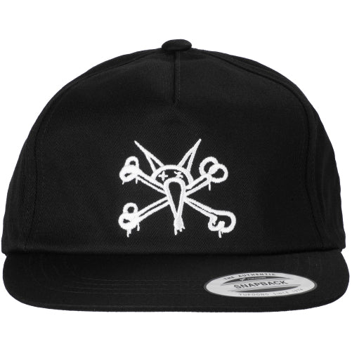 Powell Peralta Vato Rat Snapback Hat - Black - Image 2