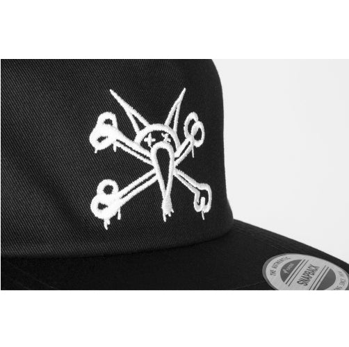 Powell Peralta Vato Rat Snapback Hat - Black - Image 5
