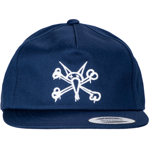 Powell Peralta Vato Rat Snapback Hat - Navy - Image 2