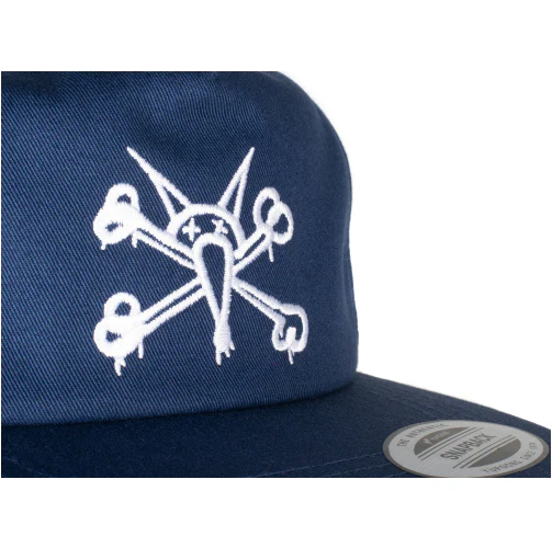 Powell Peralta Vato Rat Snapback Hat - Navy - Image 3