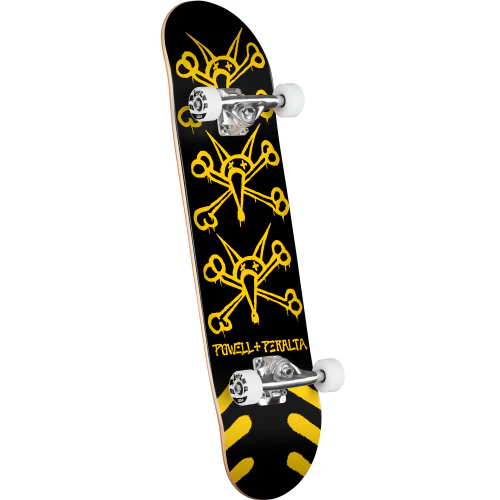 Powell Peralta Vato Rats Complete Skateboard Black/Yellow 8.0"