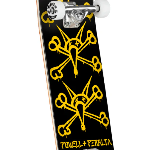 Powell Peralta Vato Rats Complete Skateboard Black/Yellow 8.0" - Image 2