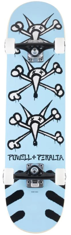 Powell Peralta Vato Rats Complete Skateboard Light Blue 8.0" - Image 2