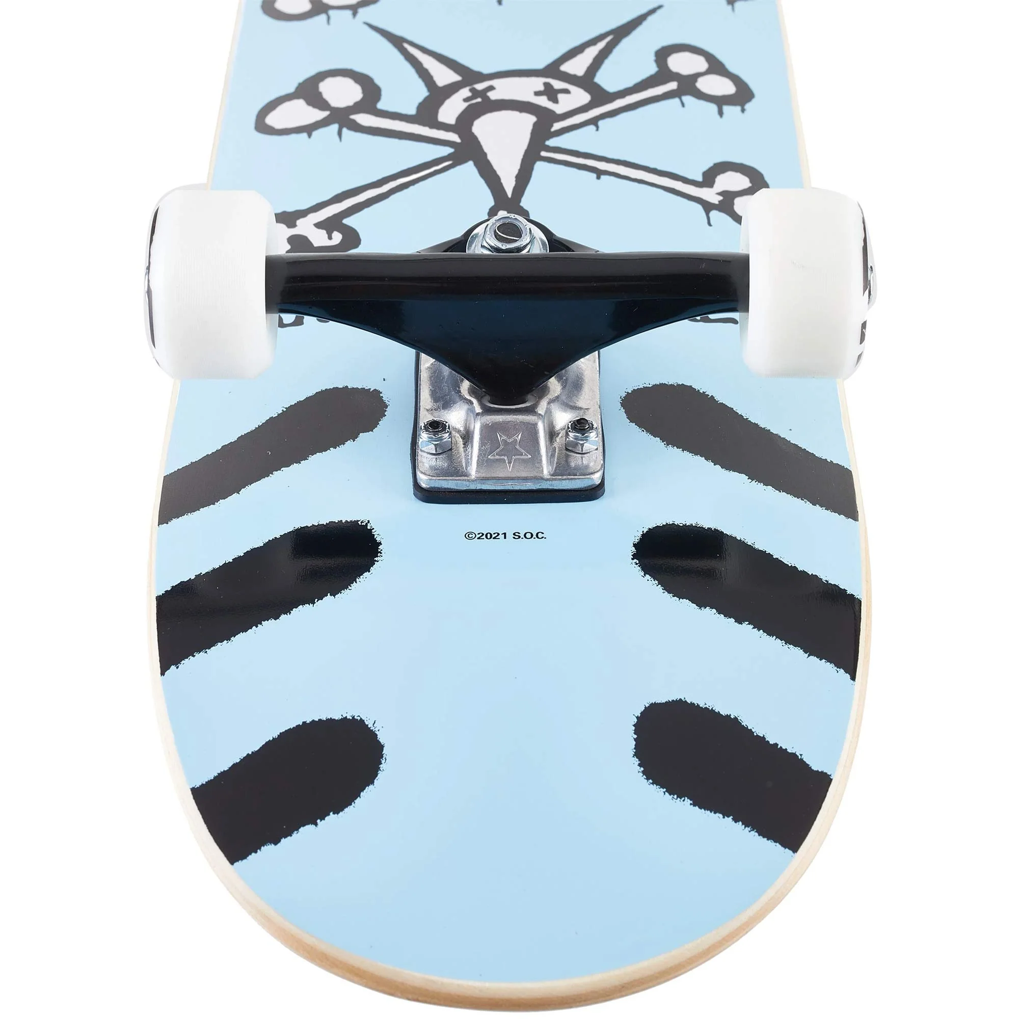 Powell Peralta Vato Rats Complete Skateboard Light Blue 8.0" - Image 3
