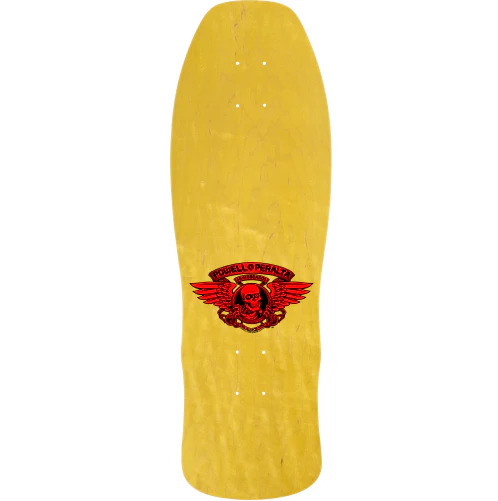 Powell Peralta Welinder Nordic Skull Reissue Skateboard Deck Red/Yellow Fade 9.625" - Image 3
