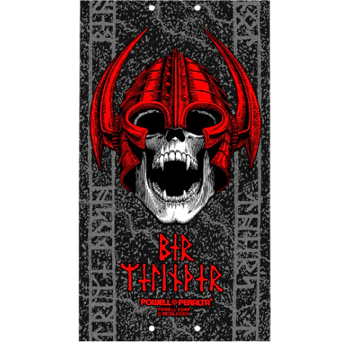 Powell Peralta Welinder OG Freestyle Reissue Skateboard Deck Black/Silver 7.25" - Image 2